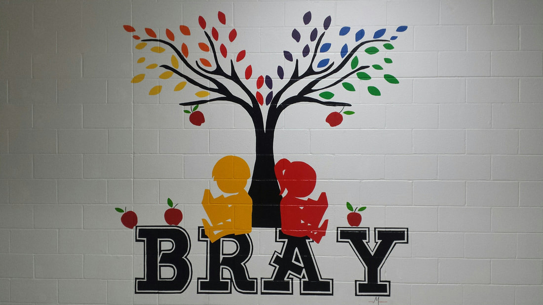 Client: Bray Elementary, CHISD
Size: Approx. 7 feet x 5 feet
Scope: Part of a district beautification campaign for the district. The Athletic depart. sponsored payment of the semi-full district project.
